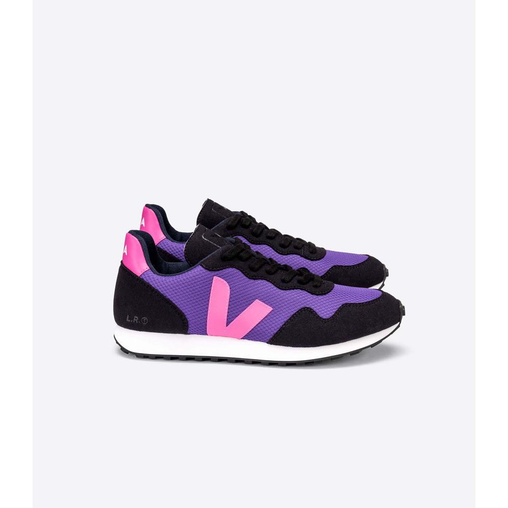 Veja SDU REC ALVEOMESH Women\'s Running Shoes Purple/Black | NZ 433CTV